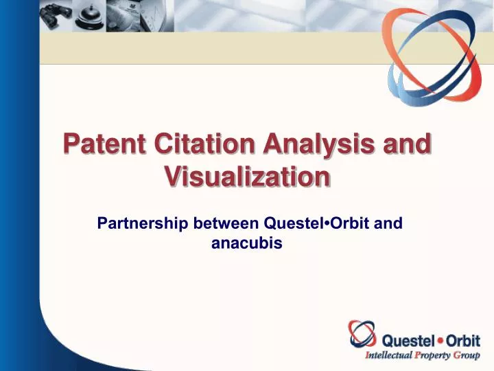 PPT Patent Citation Analysis and Visualization