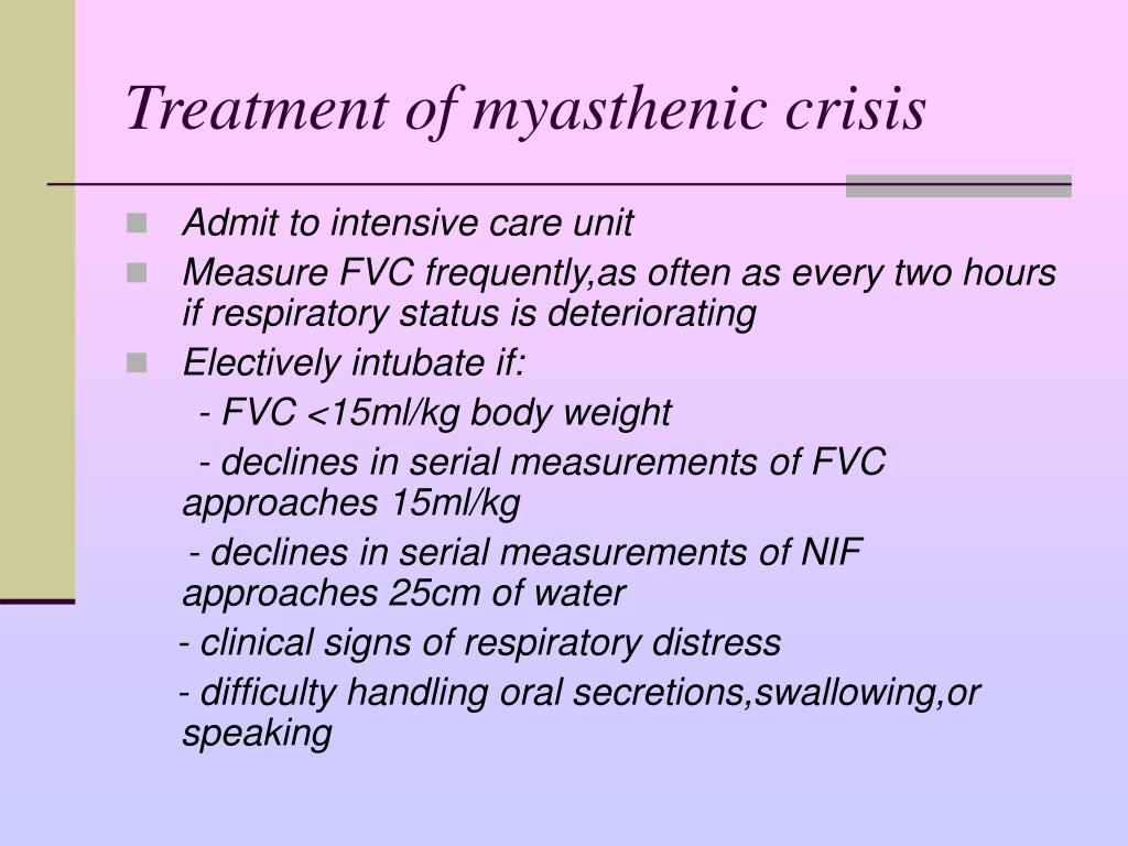 PPT - Overview of myasthenic crises PowerPoint Presentation, free ...