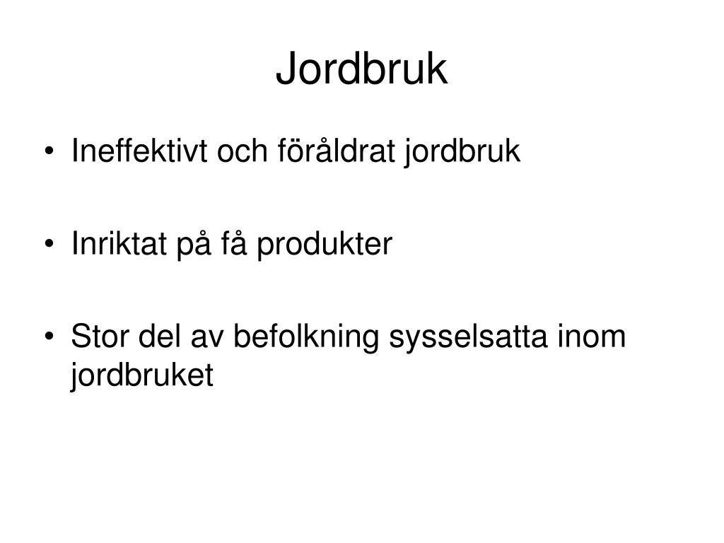 PPT Att gå från att vara ett fattigt land till rikt land PowerPoint