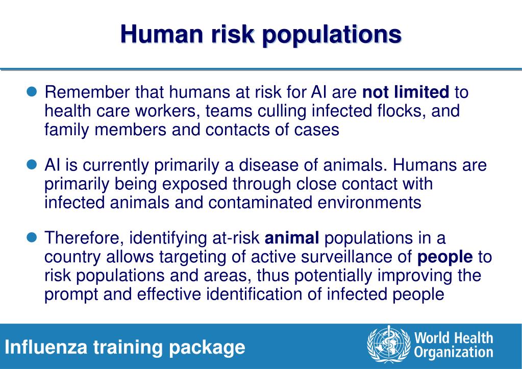 PPT - Public health implications of animal influenza surveillance in ...
