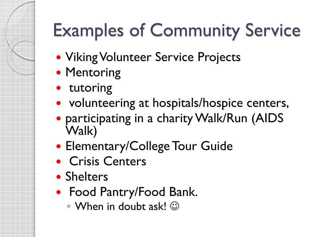 Services Examples