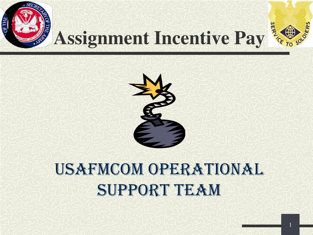 assignment incentive military pay program