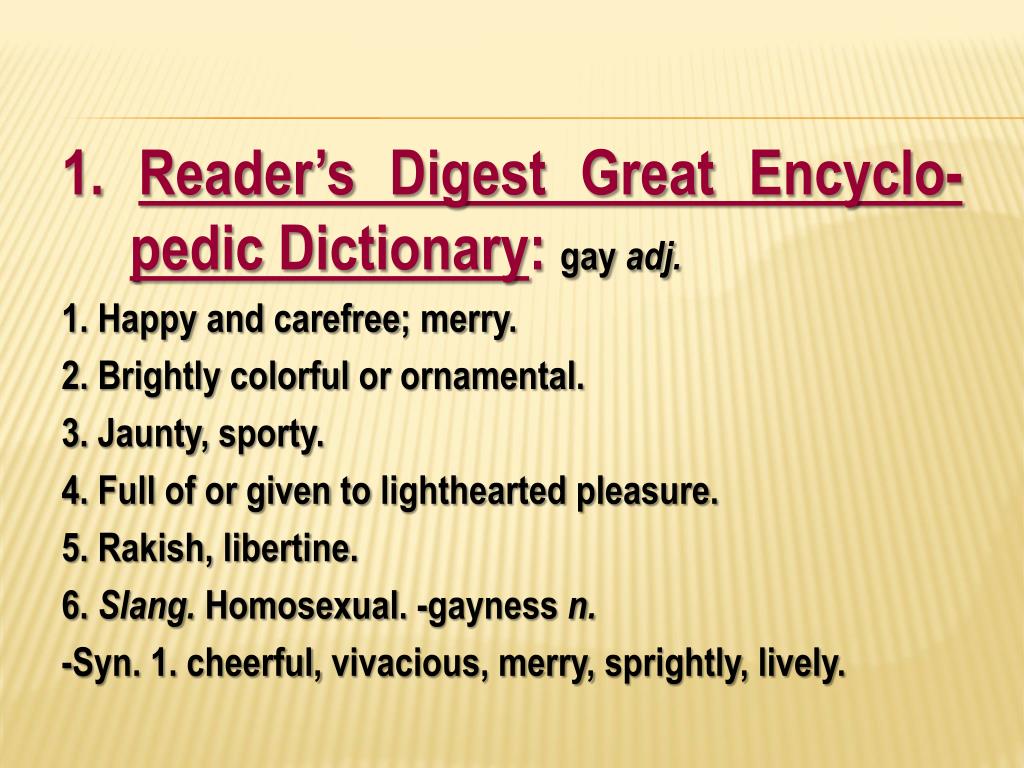 PPT Gay Is An Adjective PowerPoint Presentation Free Download ID PPT Gay Is An Adjective PowerPoint Presentation Free Download ID