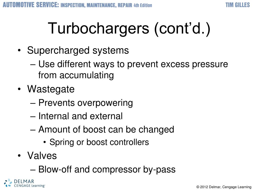 PPT Intake and Exhaust Systems/ Turbochargers and Superchargers PowerPoint Presentation ID