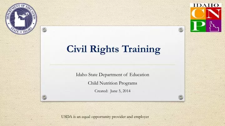 PPT - Civil Rights Training PowerPoint Presentation, free download - ID ...