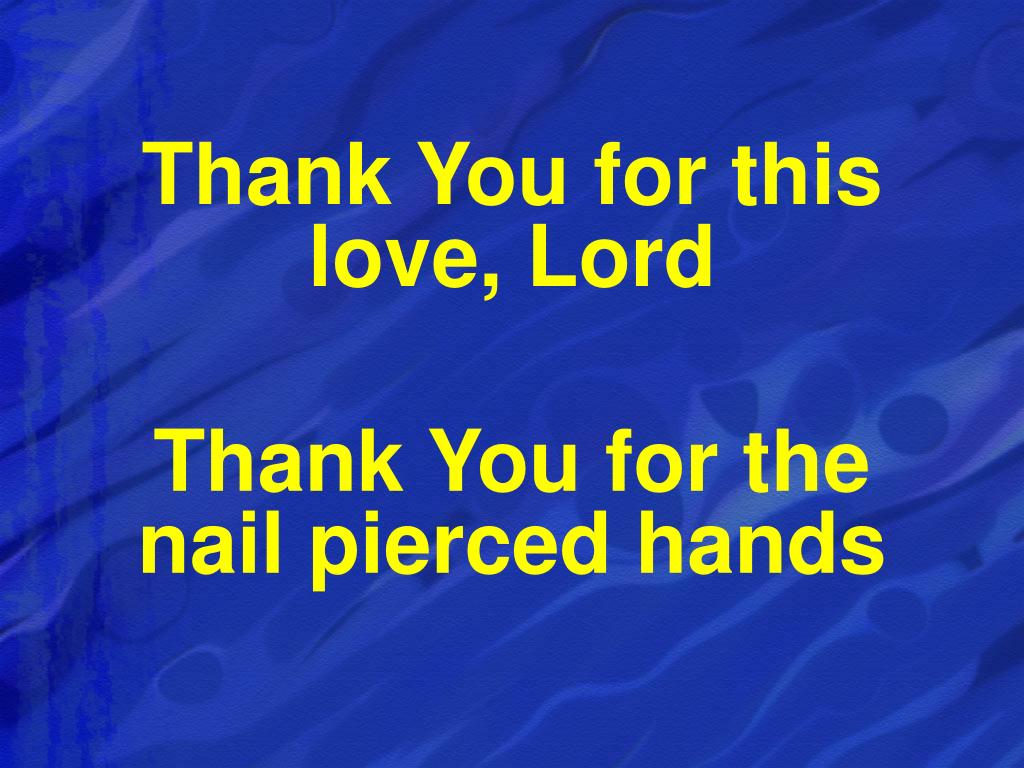 Nail Pierced Hands - YouTube