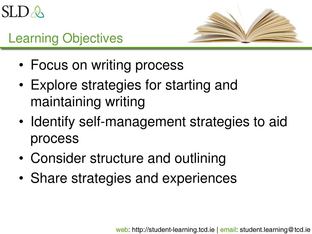 Dissertation learning objectives