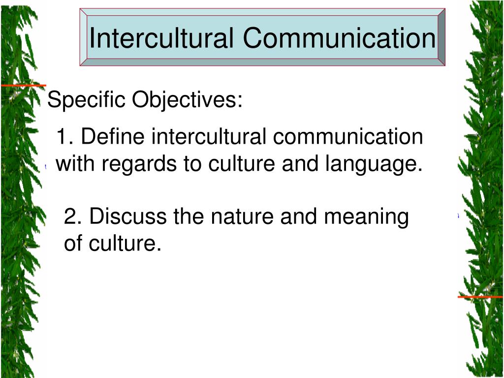thesis for intercultural communication