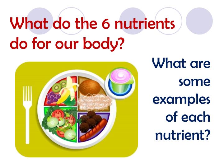 ppt nutrition powerpoint presentation id 3002756 the 6 nutrients