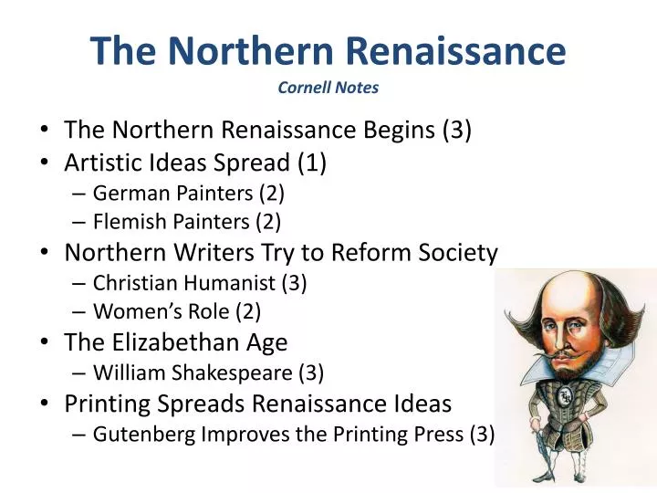 the northern renaissance 2 essay Extracts from this document introduction compare and contrast the northern with the italian renaissance a sharp break with medieval values and institutions, a new awareness of the individual, an awakened interest in the material world and nature, and a recovery of the cultural heritage of ancient greece and rome are the major. the northern renaissance 2 essay Extracts from this document introduction compare and contrast the northern with the italian renaissance a sharp break with medieval values and institutions, a new awareness of the individual, an awakened interest in the material world and nature, and a recovery of the cultural heritage of ancient greece and rome are the major.