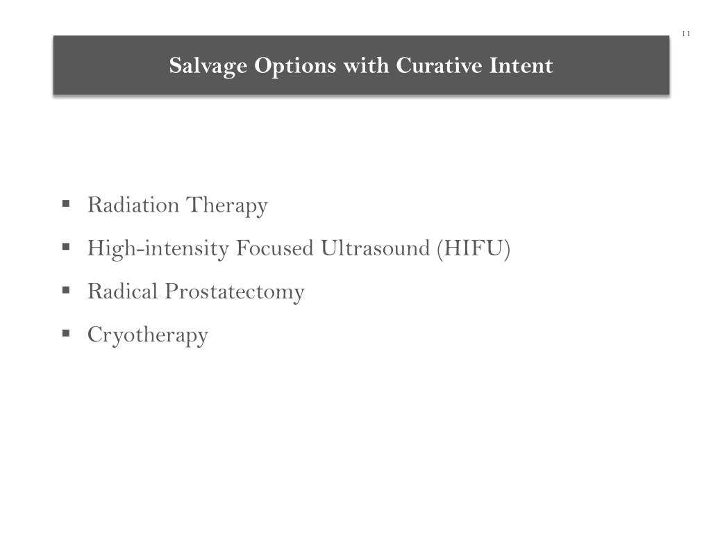 PPT - Radiation Recurrent Prostate Cancer: Give Your Patients A ...