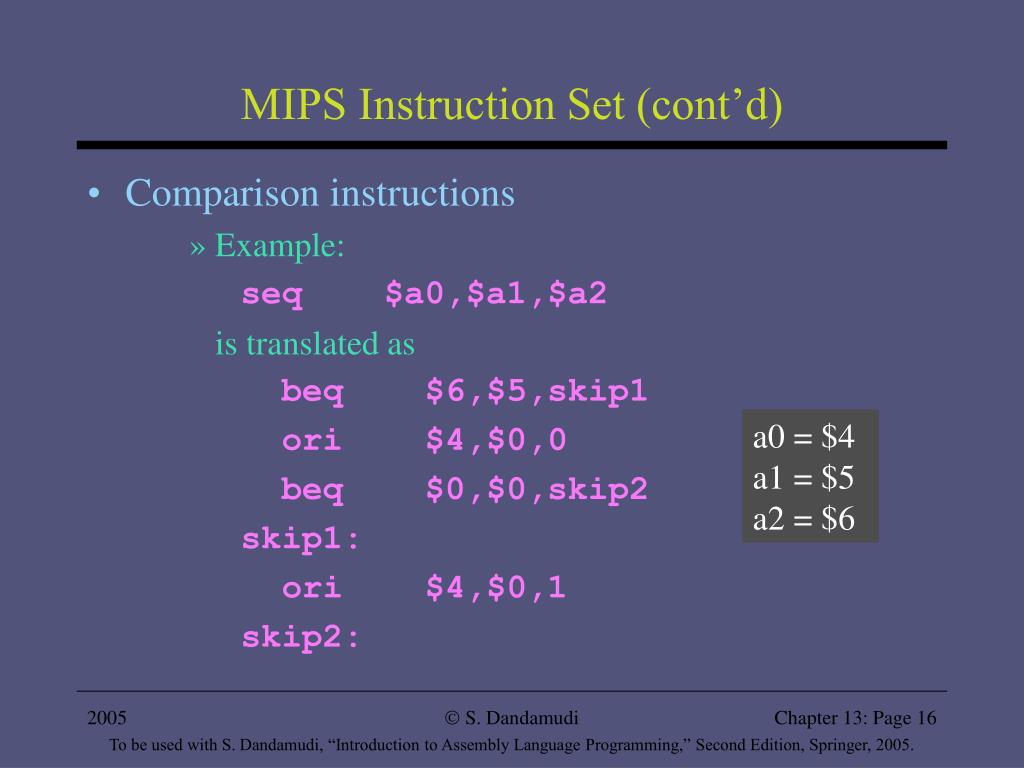 Ppt Mips Assembly Language Powerpoint Presentation Free Download