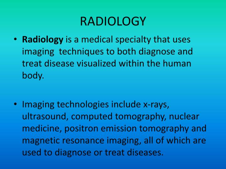 PPT - MEDICAL IMAGING PowerPoint Presentation - ID:3006805