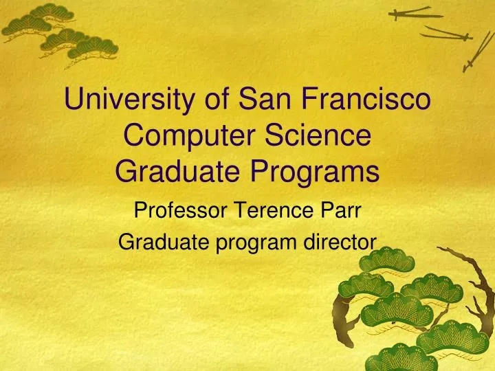 phd programs university of san francisco