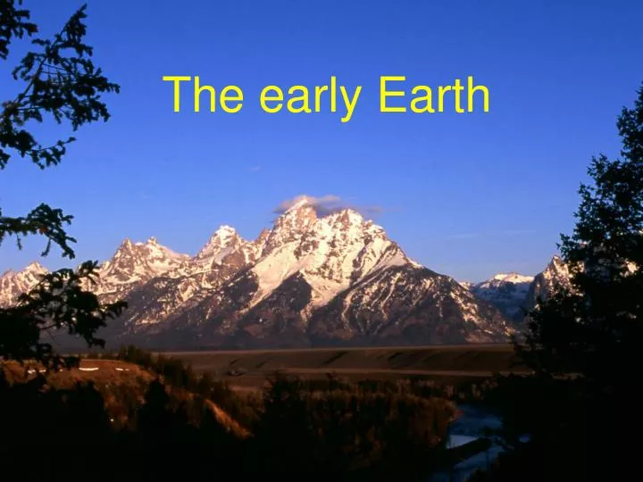 the early earth n.