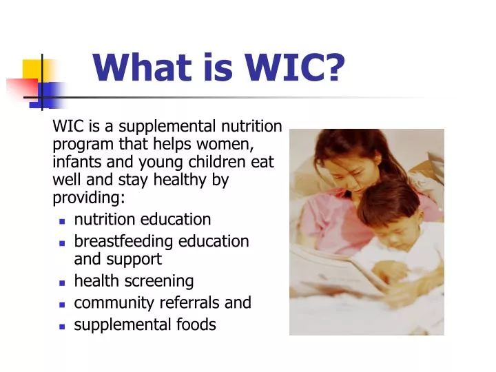 what is wic program