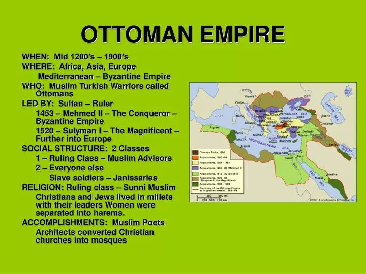 PPT - OTTOMAN EMPIRE PowerPoint Presentation, free download - ID:3008284