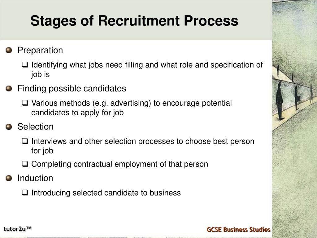 recruitment selection stages methods