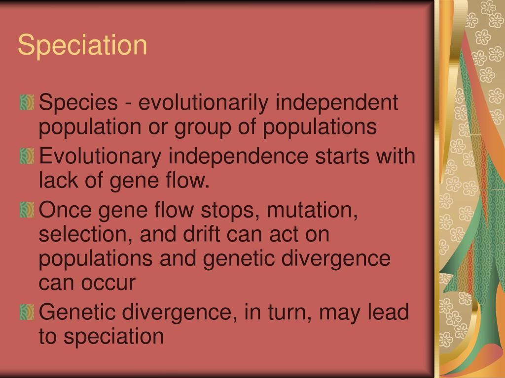 Ppt Speciation Powerpoint Presentation Free Download Id3009741