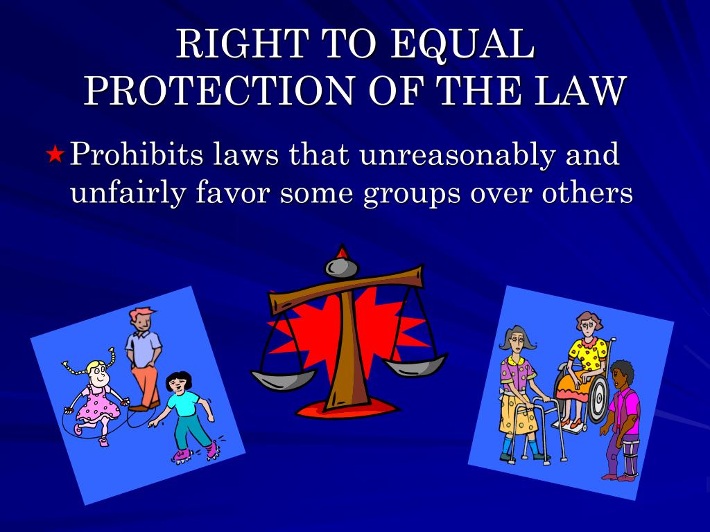 equal protection of law