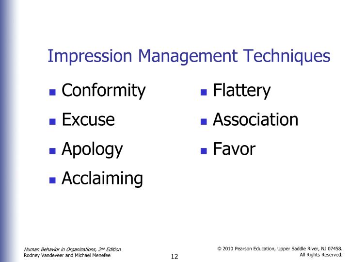 impression management techniques