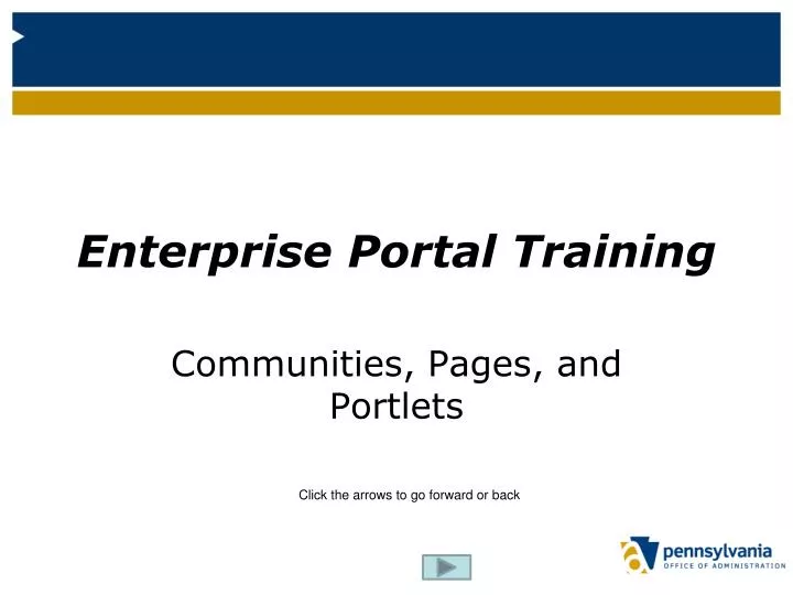 enterprise portal enterprise portal training n.