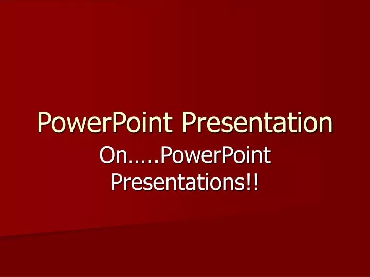 powerpoint presentation n.