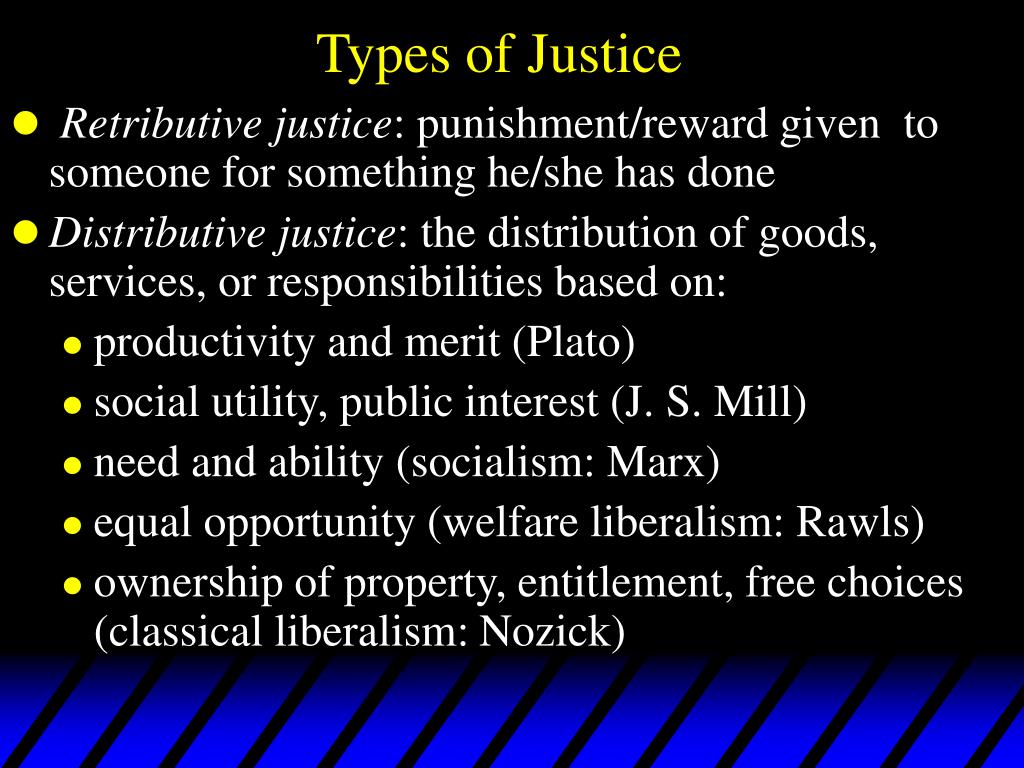 PPT Types of Justice PowerPoint Presentation free download ID 3011494