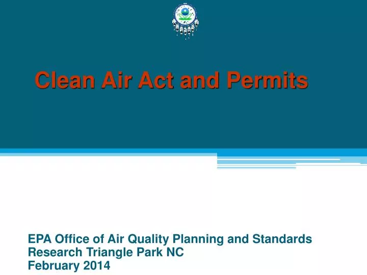clean air act and permits n.
