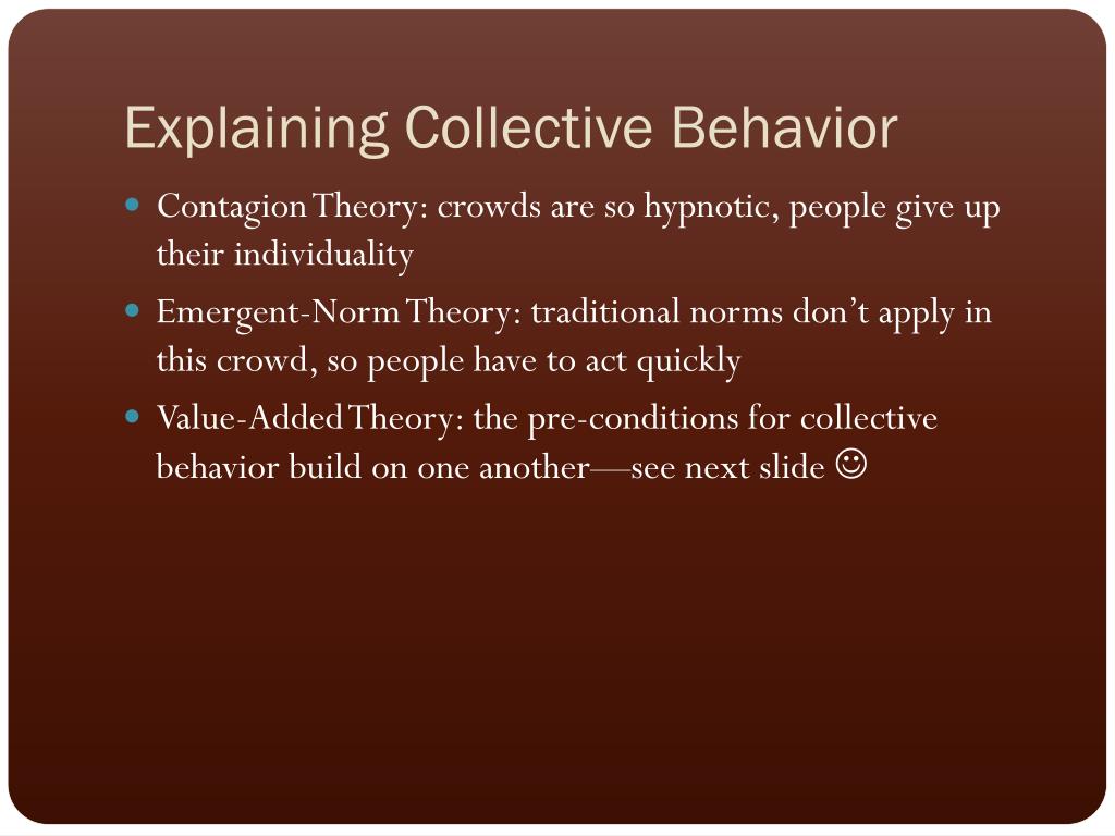 crowd behavior theory