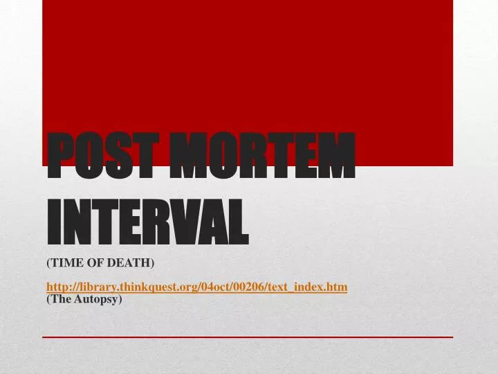 Post Mortem Template Powerpoint