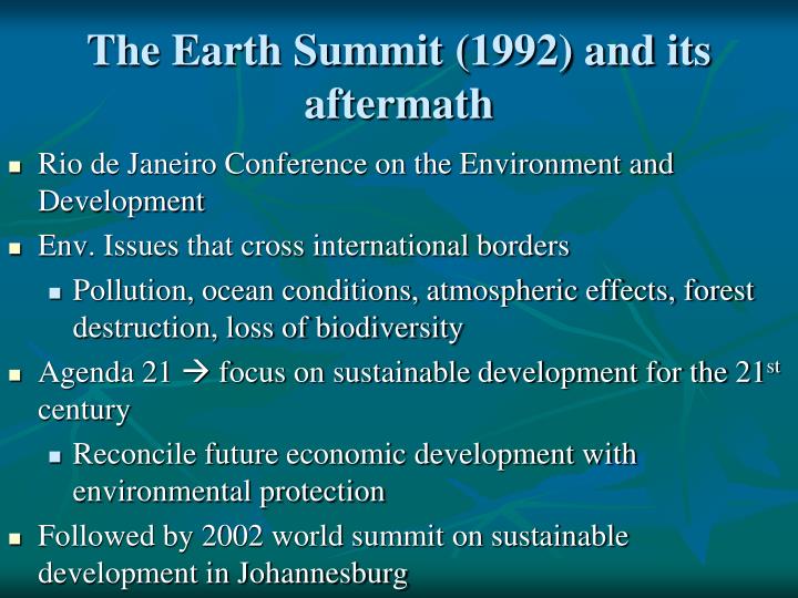 earth summit 1992 earth summit 1992