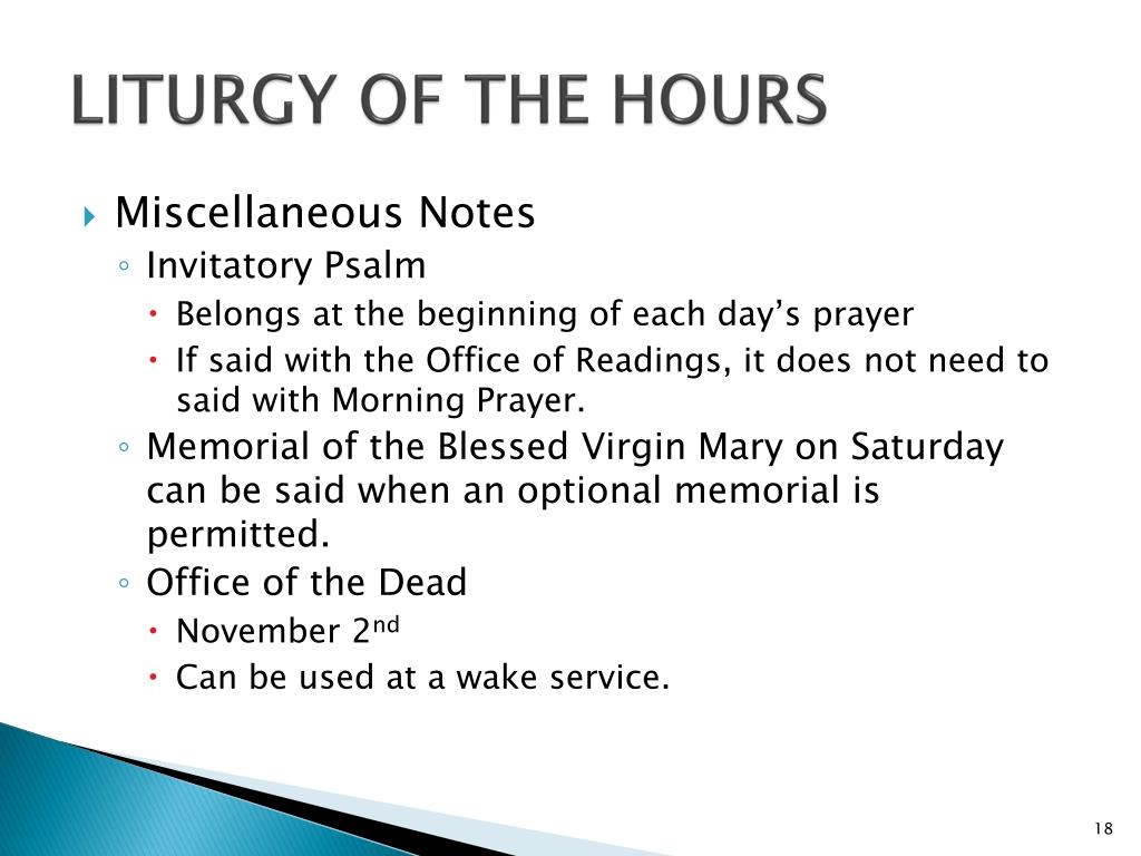 Liturgy Of The Hours Printable Liturgy Of The Hours Printable