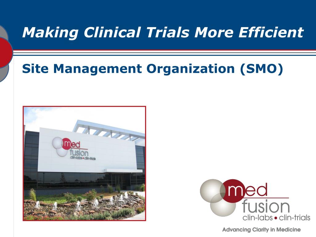 clinical research site management organization