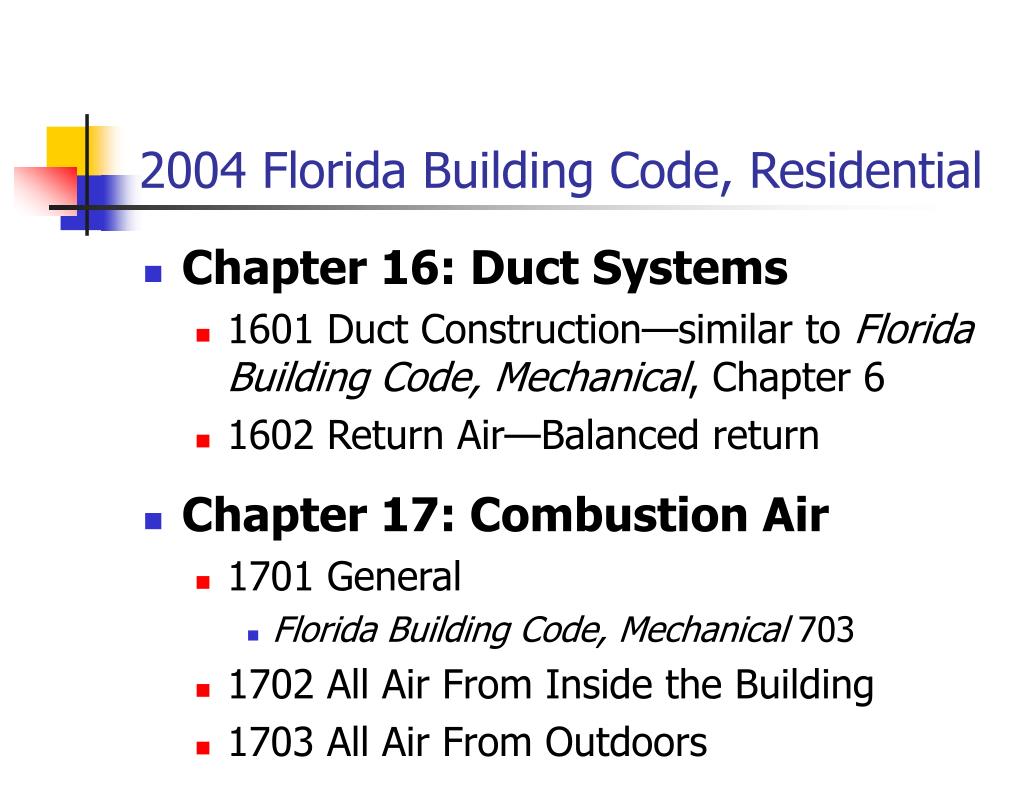PPT 2004 Florida Building Code Mechanical Energy PowerPoint ppt-2004-florida-building-code-mechanical-energy-powerpoint