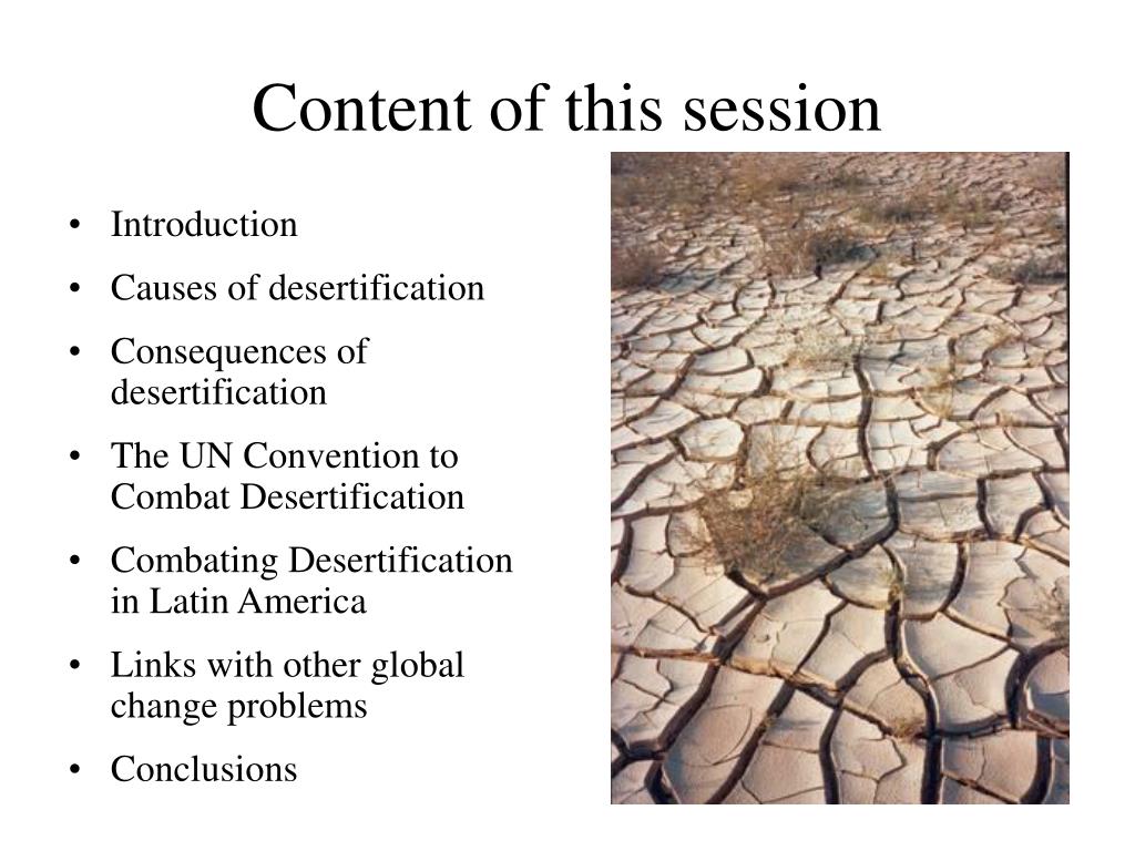 powerpoint presentation on desertification