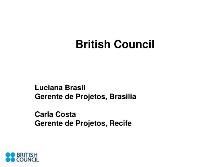 presentation british council