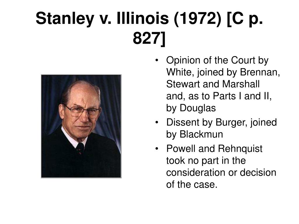 Stanley v deals illinois