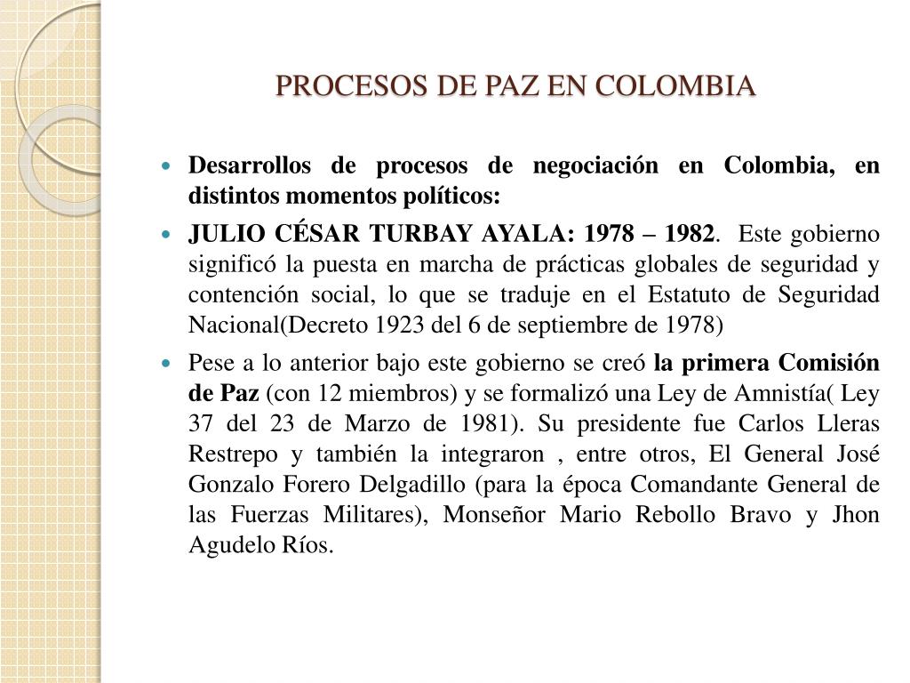 PPT - FASES DEL CONFLICTO ARMADO Y PROCESOS DE PAZ PowerPoint ...