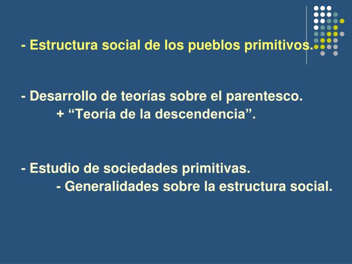 PPT El Funcionalismo o estructural funcionalismo