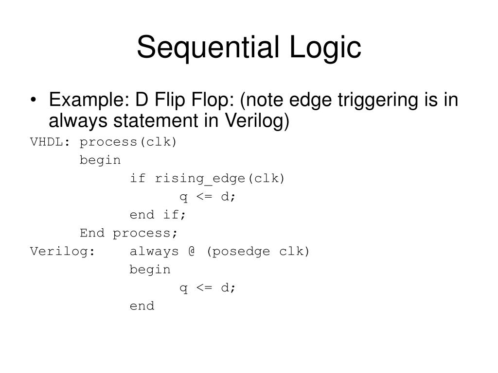 combinational vs sequential logic combinational vs sequential logic