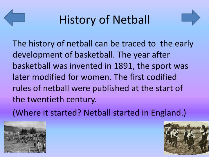 history of netball essay