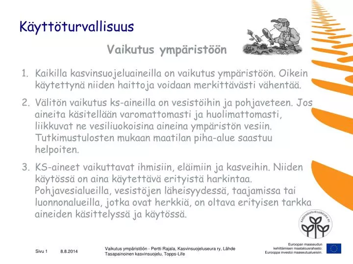 PPT K ytt turvallisuus PowerPoint Presentation Free Download ID 