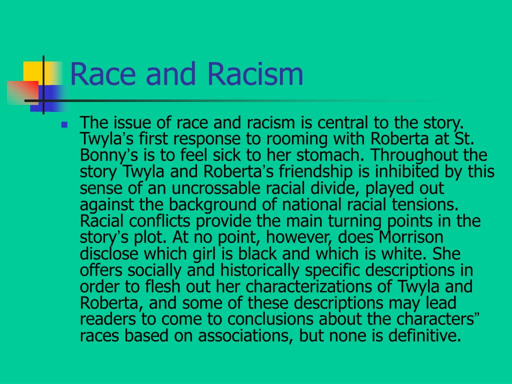 Essay On Sex And Race In Toni