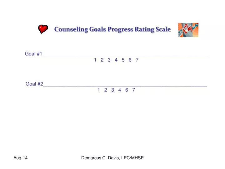 PPT - Counseling Goals Progress Rating Scale PowerPoint Presentation ...