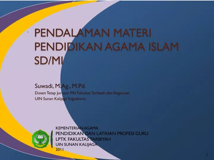 Materi Pelajaran Agama Islam Kelas 3 Sd Semester 1