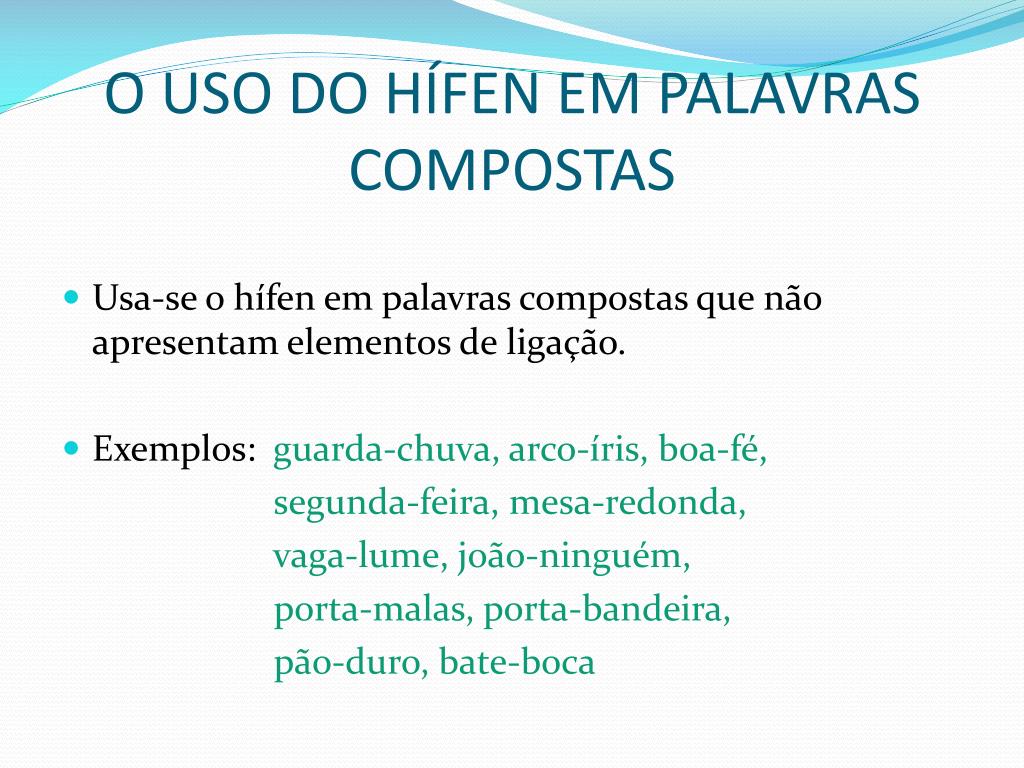 PPT - O USO DO HÍFEN PowerPoint Presentation, free download - ID:3020492