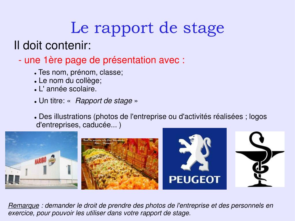 Exemple Rapport De Stage Bts Cg Exemple De Rapport De Stage Bts Cg - Communauté MCMS