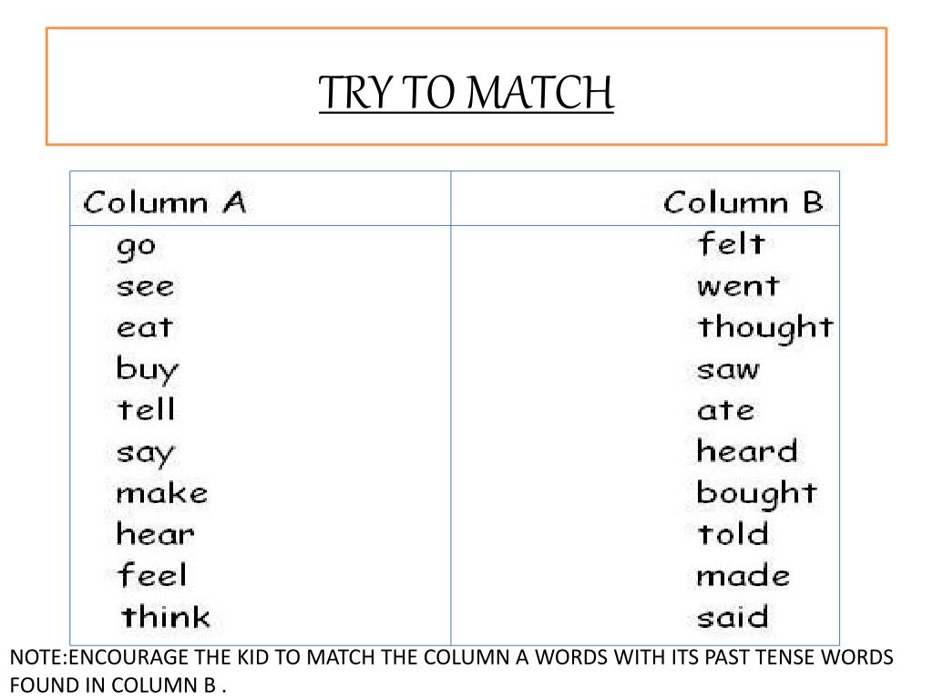 Match the subject. Match the Words in column a to the Words in column b 5 класс. Try в паст Симпл. Match the Words in the columns. Match the Words in column a with the Words in column b.