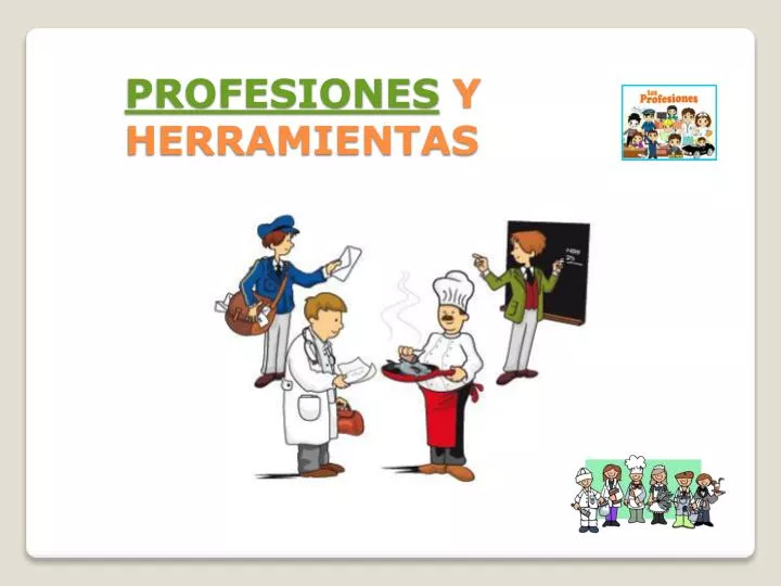 PPT - PROFESIONES Y HERRAMIENTAS PowerPoint Presentation, free download -  ID:3021012